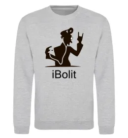Світшот iBOLIT Сірий меланж фото