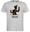 Чоловіча футболка iBOLIT Сірий фото