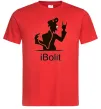 Чоловіча футболка iBOLIT Червоний фото