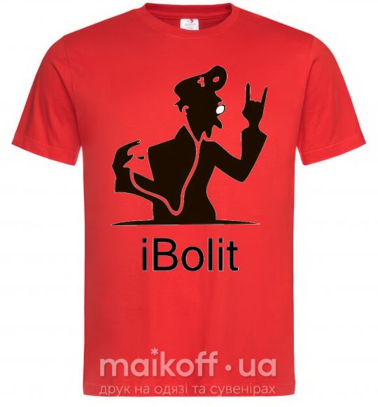 Чоловіча футболка iBOLIT Червоний фото