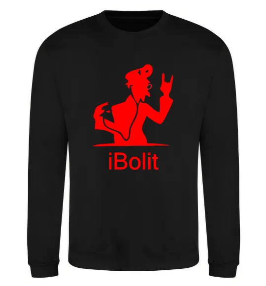 Світшот iBOLIT Чорний фото
