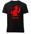 Чоловіча преміум футболка iBOLIT Чорний фото