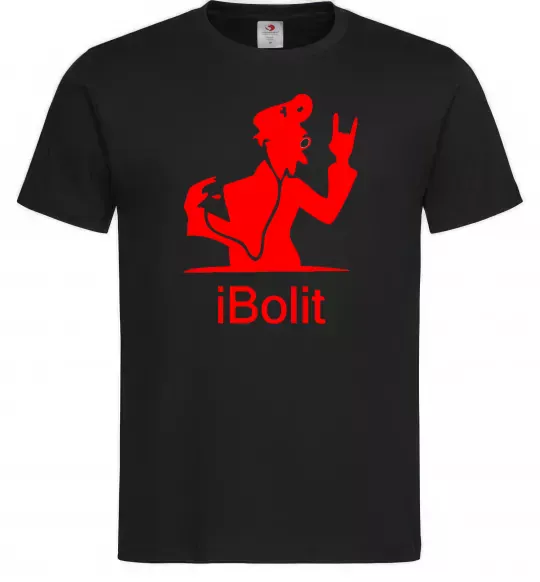 Чоловіча футболка iBOLIT Чорний фото