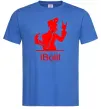 Чоловіча футболка iBOLIT Яскраво-синій фото