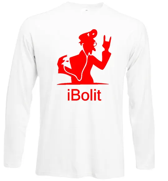 Лонгслив iBOLIT Белый фото