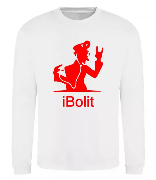 Світшот iBOLIT Білий фото