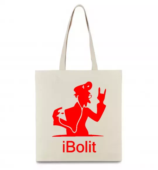 Эко-сумка iBOLIT Бежевый фото