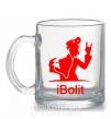 Чашка скляна iBOLIT Прозорий фото