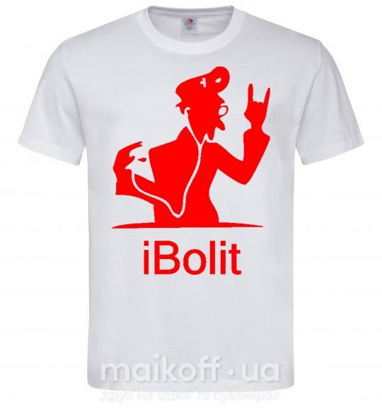 Чоловіча футболка iBOLIT Білий фото