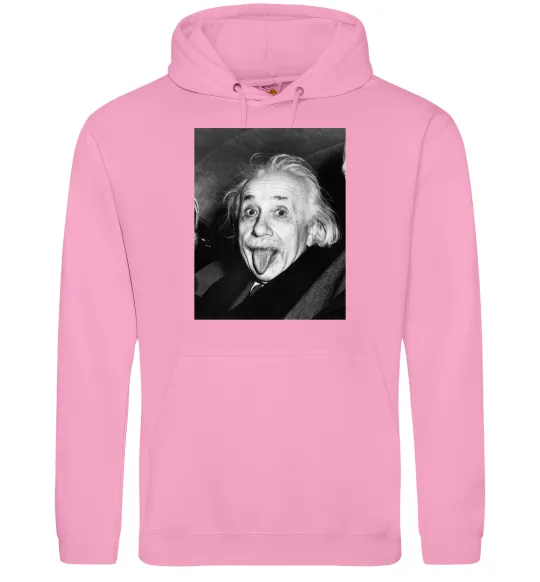 Мужская толстовка (худи) Ейнштейн Розовый фото