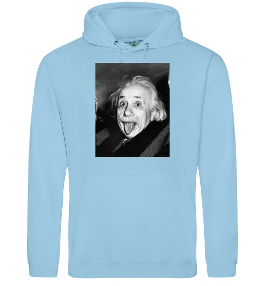 Мужская толстовка (худи) Ейнштейн Голубой фото