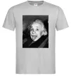 Мужская футболка Ейнштейн Серый фото