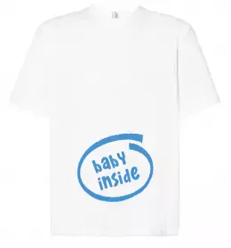 Футболка Оверсайз BABY INSIDE Белый фото