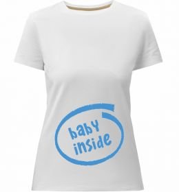 Жіноча преміум футболка BABY INSIDE