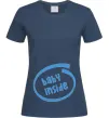 Жіноча футболка BABY INSIDE Темно-синій Жіноча футболка BABY INSIDE Темно-синій фото
