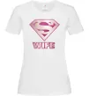 Жіноча футболка Super wife Білий фото