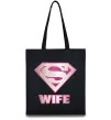 Эко-сумка Super wife Черный фото