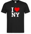 Мужская футболка I LOVE NY Черный фото