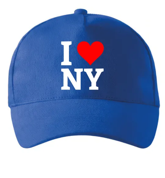 Кепка I LOVE NY Яскраво-синій фото