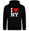 Жіноча толстовка (худі) I LOVE NY Чорний Жіноча толстовка (худі) I LOVE NY Чорний фото