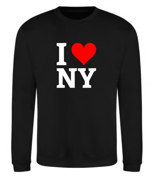 Свитшот I LOVE NY Черный фото