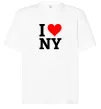 Футболка Оверсайз I LOVE NY Белый фото