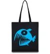 Еко-сумка ANGRY FISH Чорний фото