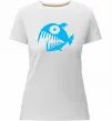 Женская премиум футболка ANGRY FISH Белый фото