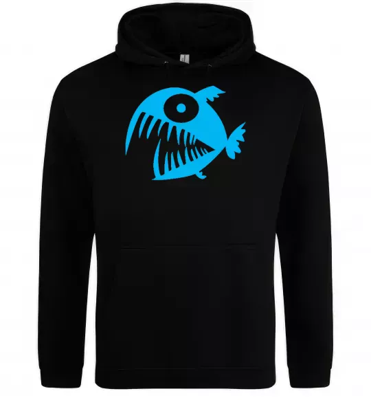 Жіноча толстовка (худі) ANGRY FISH Чорний фото