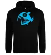 Жіноча толстовка (худі) ANGRY FISH Чорний фото