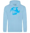 Жіноча толстовка (худі) ANGRY FISH Блакитний фото