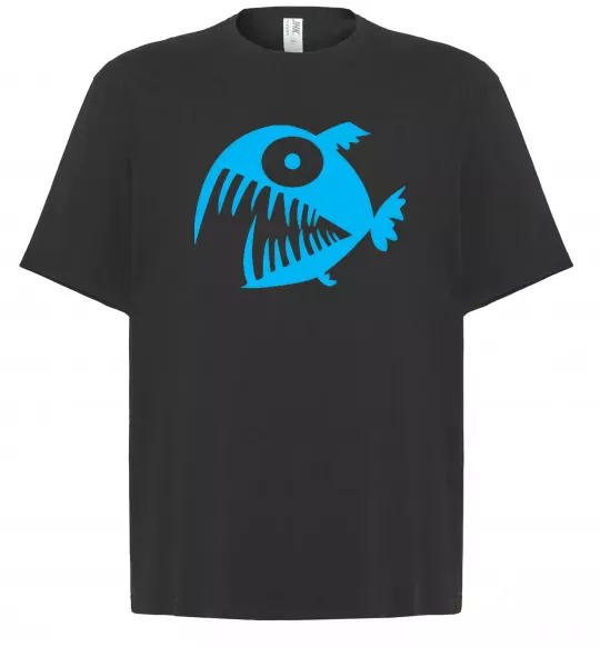 Футболка Оверсайз ANGRY FISH Чорний фото