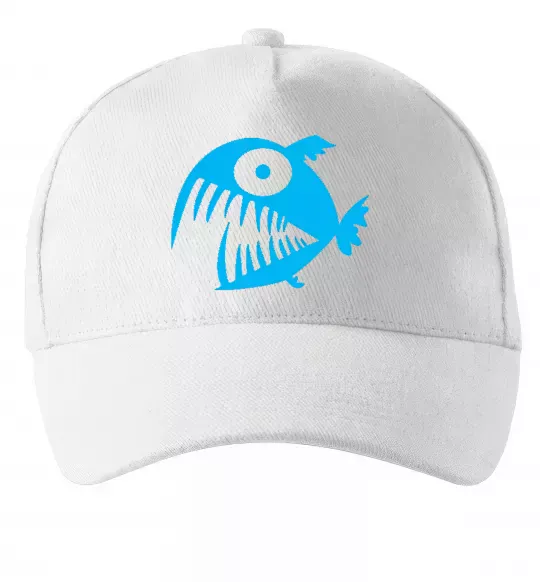 Кепка ANGRY FISH Белый фото
