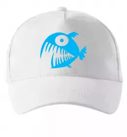 Кепка ANGRY FISH Белый фото