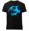 Мужская премиум футболка ANGRY FISH Черный фото