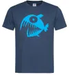 Мужская футболка ANGRY FISH Темно-синий фото