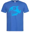 Мужская футболка ANGRY FISH Ярко-синий фото