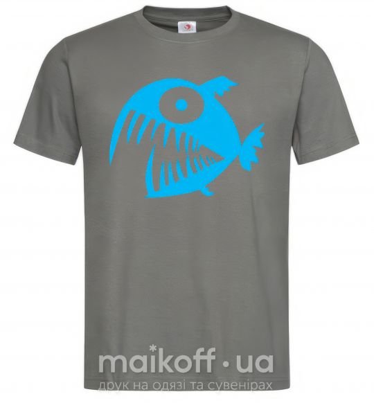 Мужская футболка ANGRY FISH Графит фото