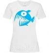Жіноча футболка ANGRY FISH Білий фото