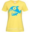 Жіноча футболка ANGRY FISH Лимонний фото