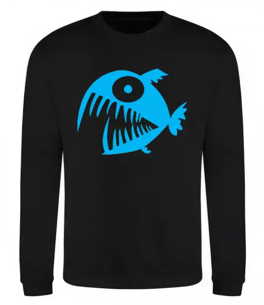 Свитшот ANGRY FISH Черный фото