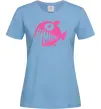 Жіноча футболка ANGRY FISH Блакитний Жіноча футболка ANGRY FISH Блакитний фото