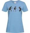 Жіноча футболка МУЗЫКАНТЫ Блакитний фото