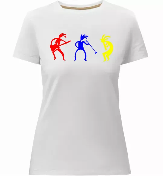 Жіноча преміум футболка МУЗЫКАНТЫ Білий фото