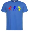 Чоловіча футболка МУЗЫКАНТЫ Яскраво-синій фото