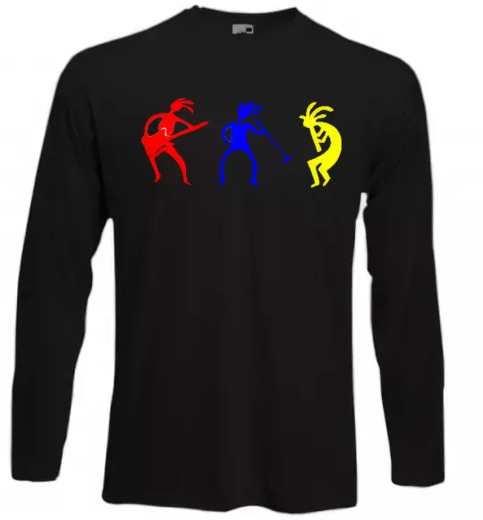 Лонгслив МУЗЫКАНТЫ Черный фото