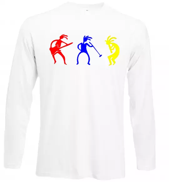 Лонгслив МУЗЫКАНТЫ Белый фото