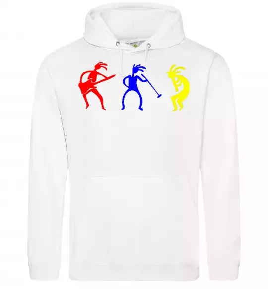 Жіноча толстовка (худі) МУЗЫКАНТЫ Білий фото