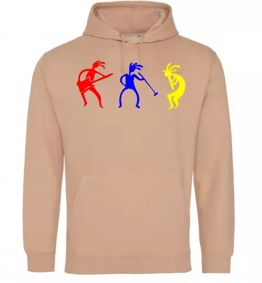 Жіноча толстовка (худі) МУЗЫКАНТЫ Пісочний фото