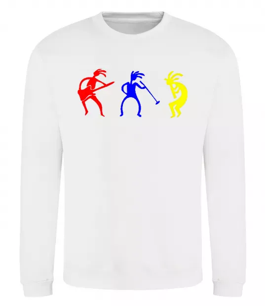 Свитшот МУЗЫКАНТЫ Белый фото